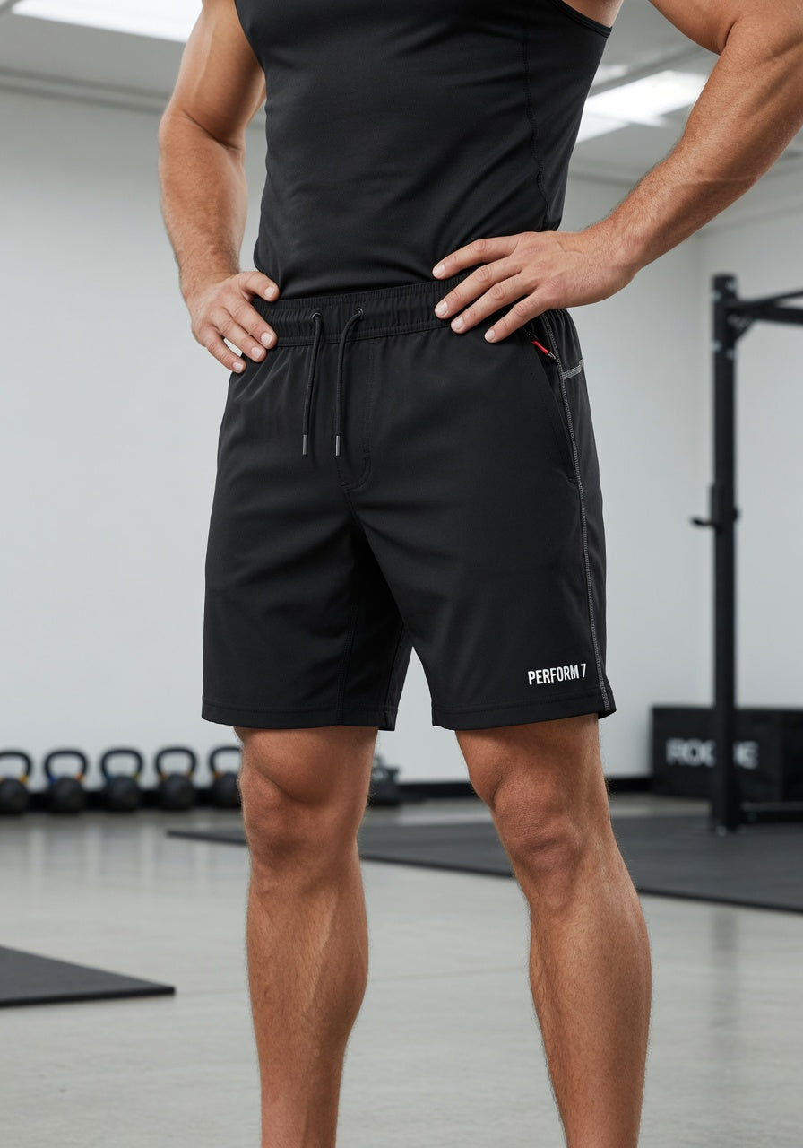 3-Pack Training Shorts — Black