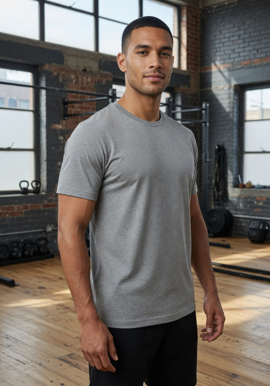 3-Pack Essential Tee — Gold Accent